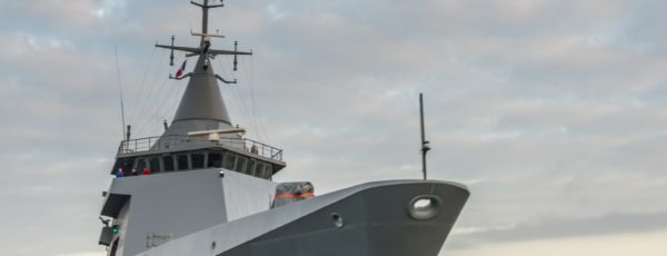 Livraison du ARA Piedrabuena, patrouilleur hauturier (OPV) 